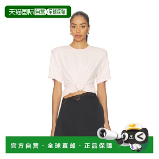 香港直邮magda 101426 butrym 前襟绑带T恤 pink粉色 女士 1h可退