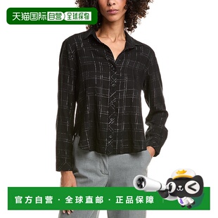 黑色 Lurex格子上衣 美国奥莱直发 Dahl 自营Bella