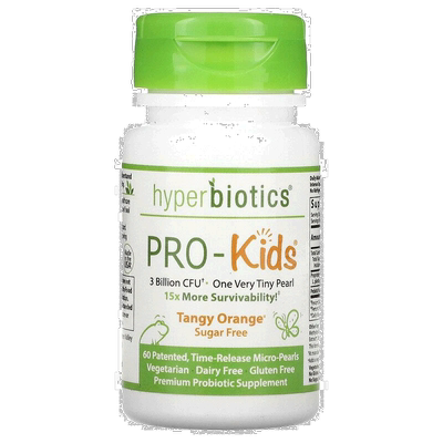 香港直发Hyperbiotics合百益益生菌浓郁橙味营养补充60片肠道孩子