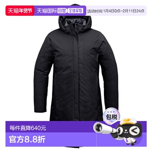 日潮跑腿Montbell蒙贝欧 Aspen 女款长款保暖羽绒服 BK XS 110169