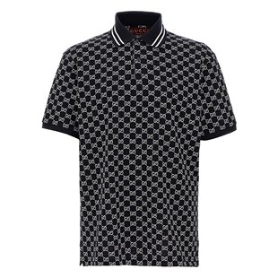 GUCCI 男士POLO衫 788024XJHH74137 AW2025 花色 短袖T恤
