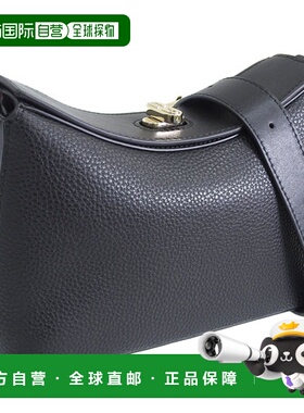 日本直邮FURLA 女士包袋单肩包折扣店黑色DANAE S 软质流浪包VITE