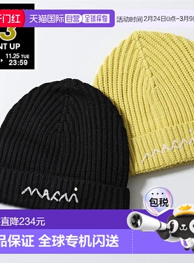 日本直邮MARNI KIDS M01638 M00WB 女士及女童针织帽罗纹针织帽羊