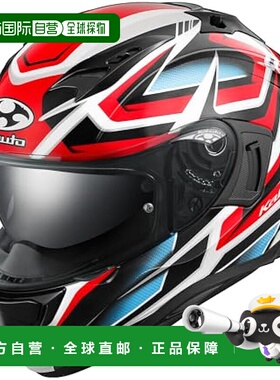 【日本直邮】Ogk Kabuto 摩托车头盔全脸式 KAMUI3 ACROBAT白红 S