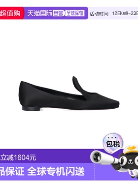 1h可退 香港直邮MANOLO BLAHNIK 莫罗 伯拉尼克 女士 黑色平底鞋