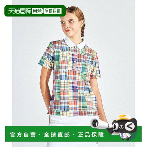 日本直邮Munsingwear 马德拉斯格纹半袖衬衫 [M01871EW013085]