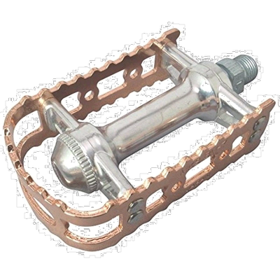 【日本直邮】MKS自行车零配件三岛脚踏板BM-7镀铜左右组安装简单