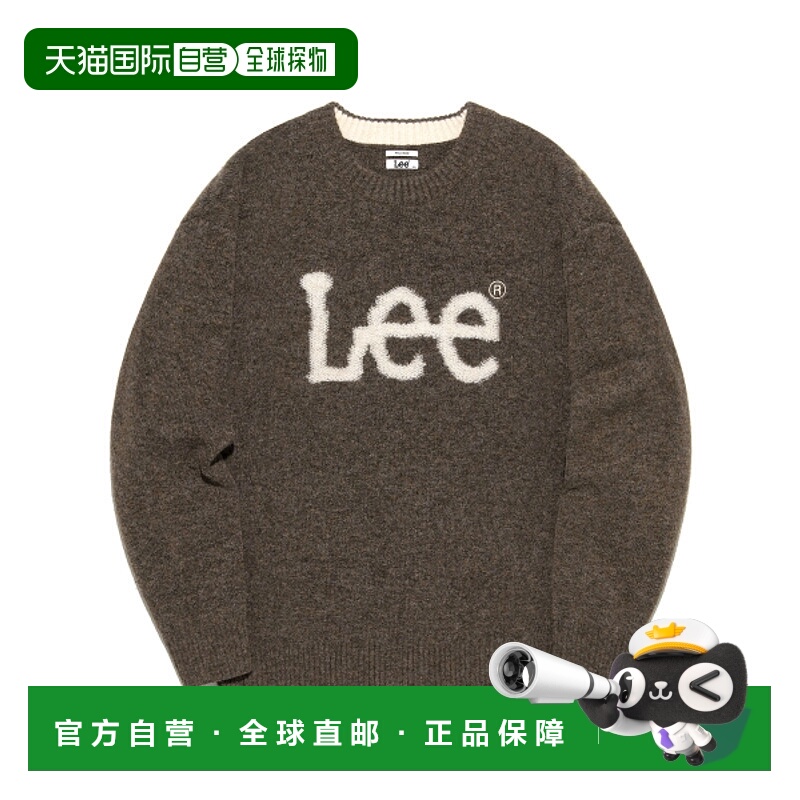 韩国直邮LEE正品美式复古新品男女同款毛衣LE2503KT02CL