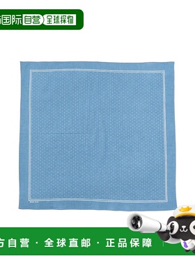 1h可退 日本直邮BEAMS PLUS 男士纯棉手帕 固定点基础设计 蓝色系