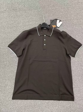 Z ZEGNA 男士POLO衫 UF358A9F746M09 SS2025 黑色