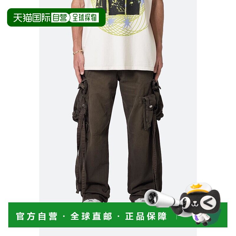 1h可退 【美国直邮】mnml 系带多色工装裤 - 棕色