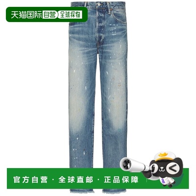 自营Polo Ralph Lauren Heritage Jeans Mens Blue Denim Straigh