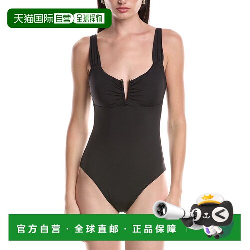 自营BECCA by Rebecca Virtue Color Code V-Wire One-Piece - bl