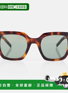 1h可退 香港直邮Saint Laurent 圣罗兰 女士 交织图案大款太阳眼