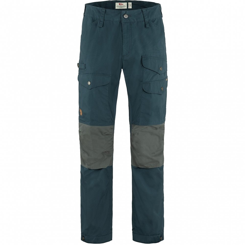 Fjällräven Vidda Pro 透气长裤 山蓝色/玄武岩色