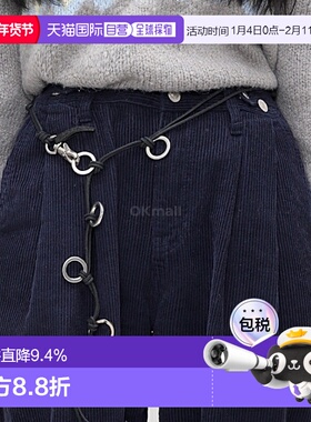 Our Legacy腰带男女款皮质黑色链锁时尚简约质地柔软A4228LLB