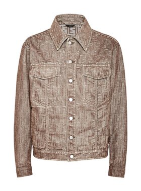 Fendi 芬迪 男士 单排扣牛仔外套 FW0428APSW