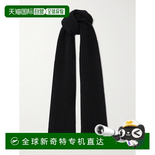 香港直邮潮奢 古驰 1h可退 Gucci 7734263GB02 女士 罗纹针织围巾