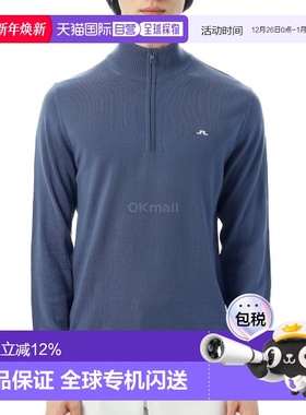 韩国直邮J.LINDEBERG Kian 拉链毛衣 (GMKW12908-O319) 针织衫/背