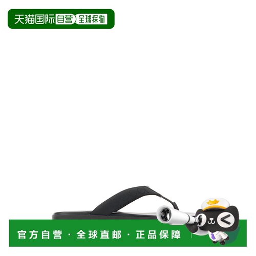 香港直邮GUCCI 男士凉鞋 854486HAAOA1000 SS2026 黑色 夹趾凉拖