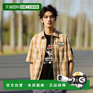 日本直邮BOW 衬衫 WOW ELIMINATORS车队刺绣短袖 11011 男士 1h可退