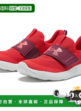 【日本直邮】安德玛UA Flash Boys 跑步鞋 红色 3026704一脚蹬