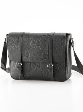 日本直邮GUCCI 单肩包 GG JUMBO MD 邮差包 760234 AABY0