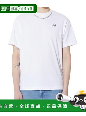 1h可退 香港直邮NEW BALANCE 男士T恤 MT41509WT SS2025 白色新款