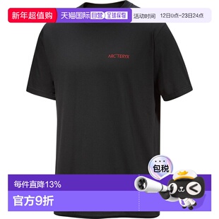 美国直邮始祖鸟 Kragg SL棉质模糊鸟图案短袖男士常规版型登山T恤