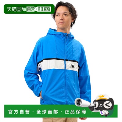 日本直邮New Balance Athletics Amplified 拉链连帽衫轻盈防水的