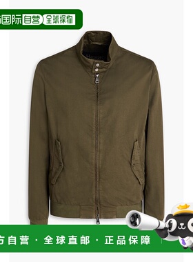 1h可退 香港直邮潮奢 Herno 男士 棉麻混纺短夹克 GI000327U13147