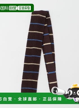 1h可退 日本直邮Bleck 男士 意大利产 真丝针织领带 宽6.5cm 简约