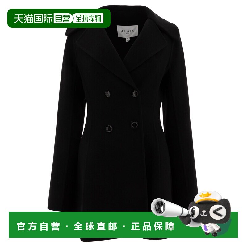 1h可退 香港直邮ALAIA 女士外套 AA9V0420T473A995 SS2026 黑色