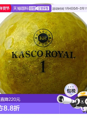 【日本直邮】Kasco高尔夫球ROYAL3金色荧光套盒运动训练球6颗装