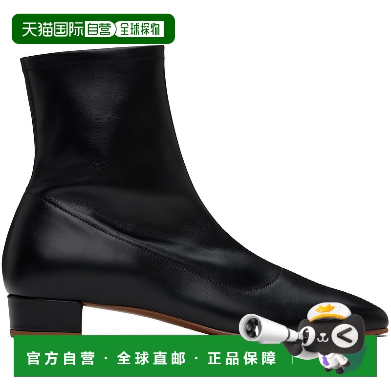 1h可退 香港直邮潮奢 BY FAR 女士 黑色 Este 踝靴 1660507EBBLKL