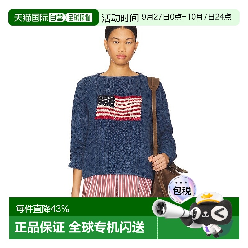 1h可退 香港直邮Polo Ralph Lauren Polo 拉夫 劳伦 女士 船领套
