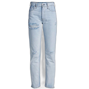 自营 rag & bone 女士 Maya 高腰修身 Montauk 破洞牛仔裤 (24) -