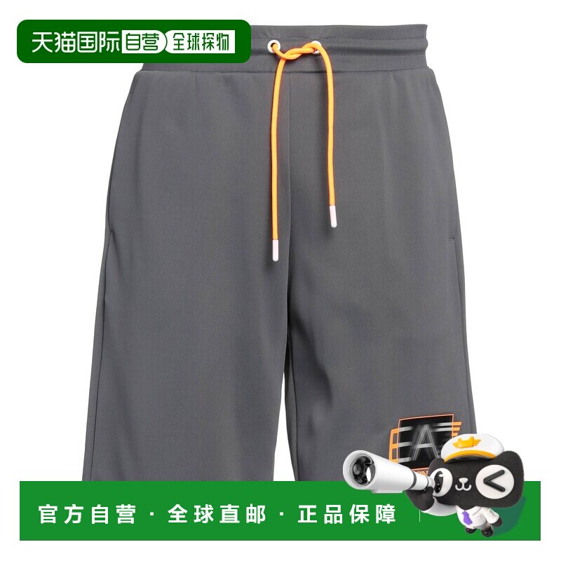 香港直邮潮奢 Ea7 男士 运动裤 grey灰色 舒适时尚