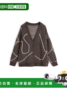 日本直邮日潮 GRLнюанс柄亮片针织开衫fs16