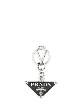 Prada 普拉达 男士 黑色金属钥匙扣 2PS05766AF0002