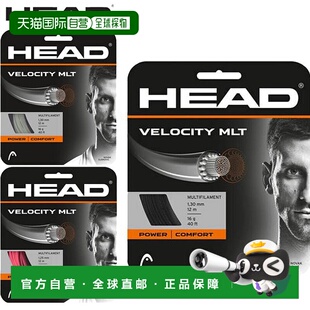 日本直邮HEAD  硬线 VELOCITY MLT 网球线 6 件装 复丝线系列 力