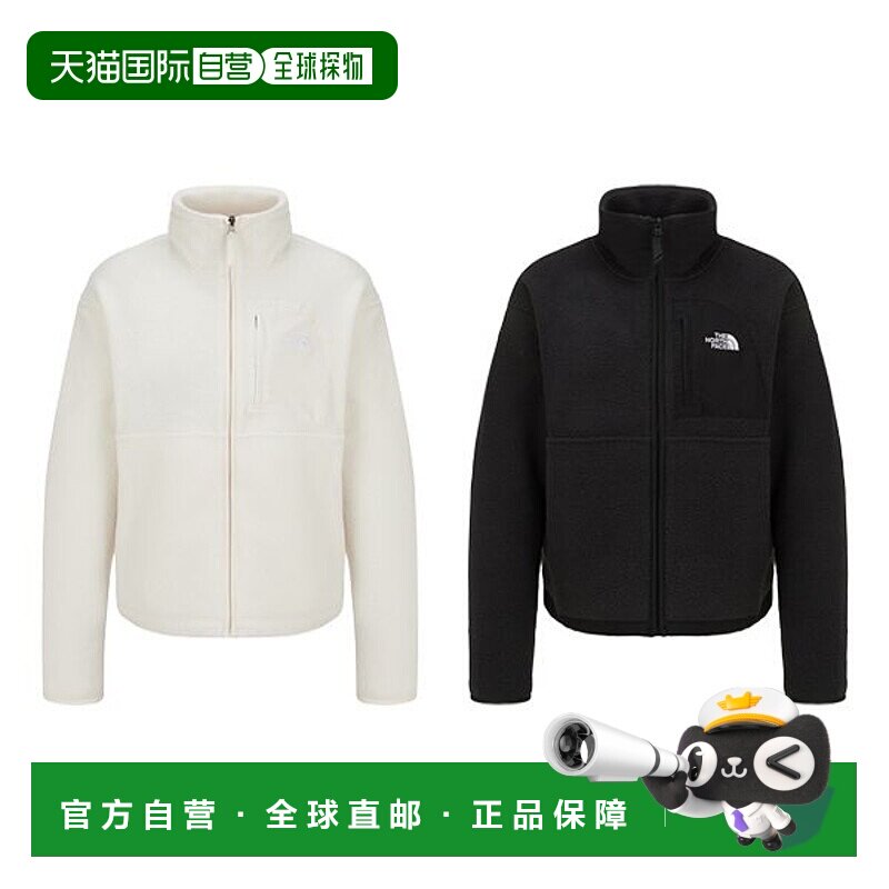 韩国直邮北面THE NORTH FACE Logo拉链立领长袖绒感外套 女款