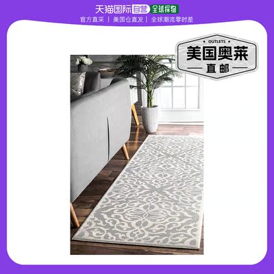 nuLOOM 复古 Jaime 格子地毯 - 灰色 【美国奥莱】直发