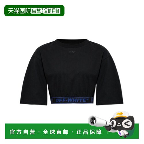 1h可退 香港直邮OFF-WHITE 女士T恤 2FA00610TW013 AW2026 黑色 T