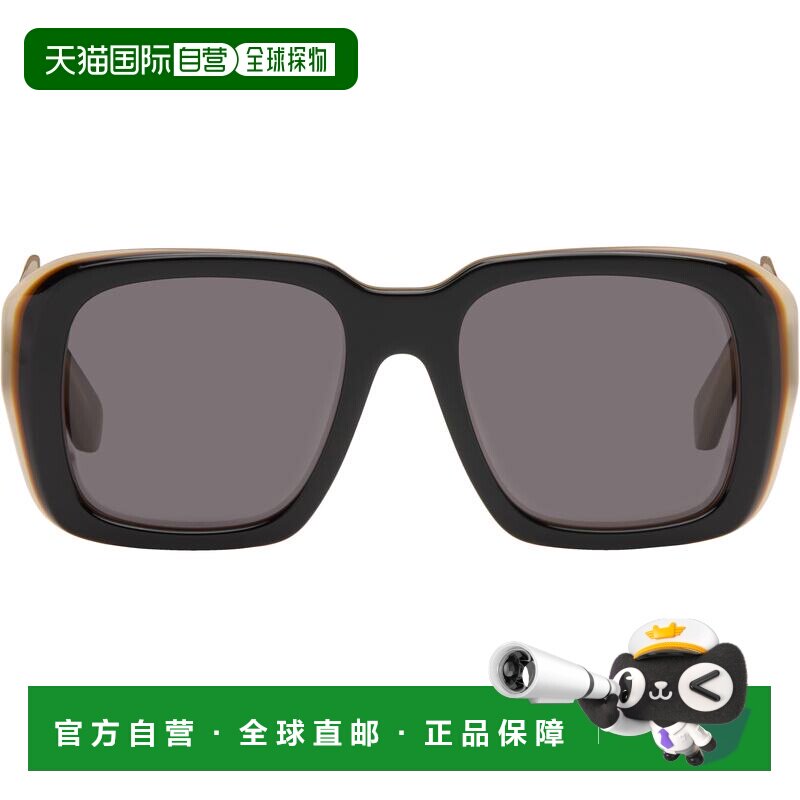 香港直邮LOEWE 罗意威 男士 黑色 Signature 太阳镜 LW40198U5301