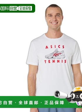 韩国直邮ASICS T恤 2041A253100亚瑟士高档时尚百搭舒适 高级感