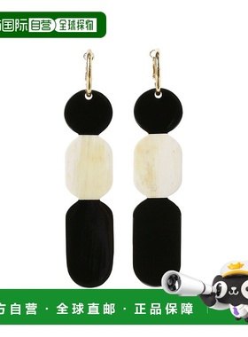 1h可退 日本直邮L’INDO CHINEUR 女士复古时尚水牛角耳环 614234