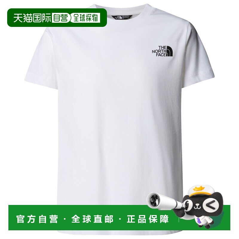 香港直邮THE NORTH FACE 男童T恤 7045474TNFWHITE CO 白色北面图片
