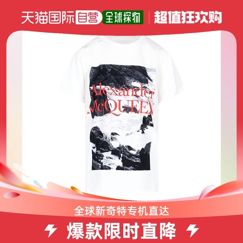 香港直邮MCQ 女士纯棉T恤 634188 QZABX 0900