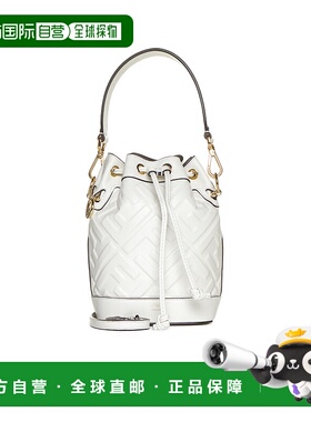 香港直邮FENDI 女士斜挎包 8BS093ANWTF0QVL SS2025 白色 FENDI w